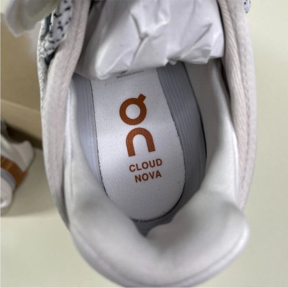 On Running Women's White and Brown Sneakers - Picture 5 of 5